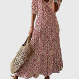 Amalia | Vintage Boho Maxi Letní Šaty