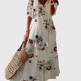 Amalia | Vintage Boho Maxi Letní Šaty