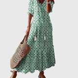 Amalia | Vintage Boho Maxi Letní Šaty