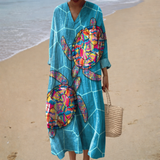 Pohodlné Letní Šaty s Potiskem