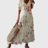 Amalia | Vintage Boho Maxi Letní Šaty