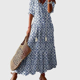 Amalia | Vintage Boho Maxi Letní Šaty