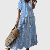 Amalia | Vintage Boho Maxi Letní Šaty