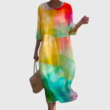 Hayley™ | Elegantní Maxi Květnová Šaty